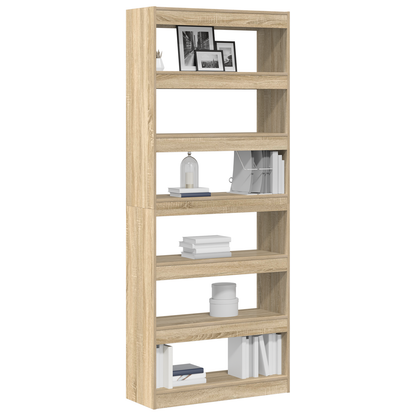 Bokhylle Sonoma Eik Romdeler 80 x 30 x 198 cm