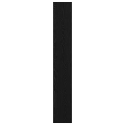 Bokhylle Svart Eik 80 x 30 x 198 cm