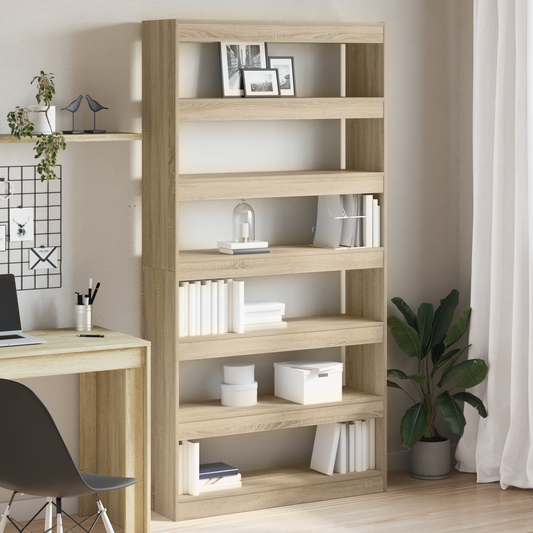 Bokhylle Sonoma Eik 100 x 30 x 198 cm Hyller