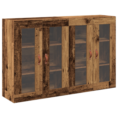 Veggskap Gammelt Tre 2 stk 69.5x34x90 cm