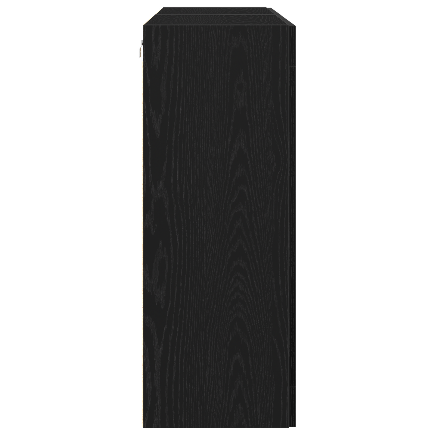 Veggskap Svart Eik 2 stk 69,5x34x90 cm