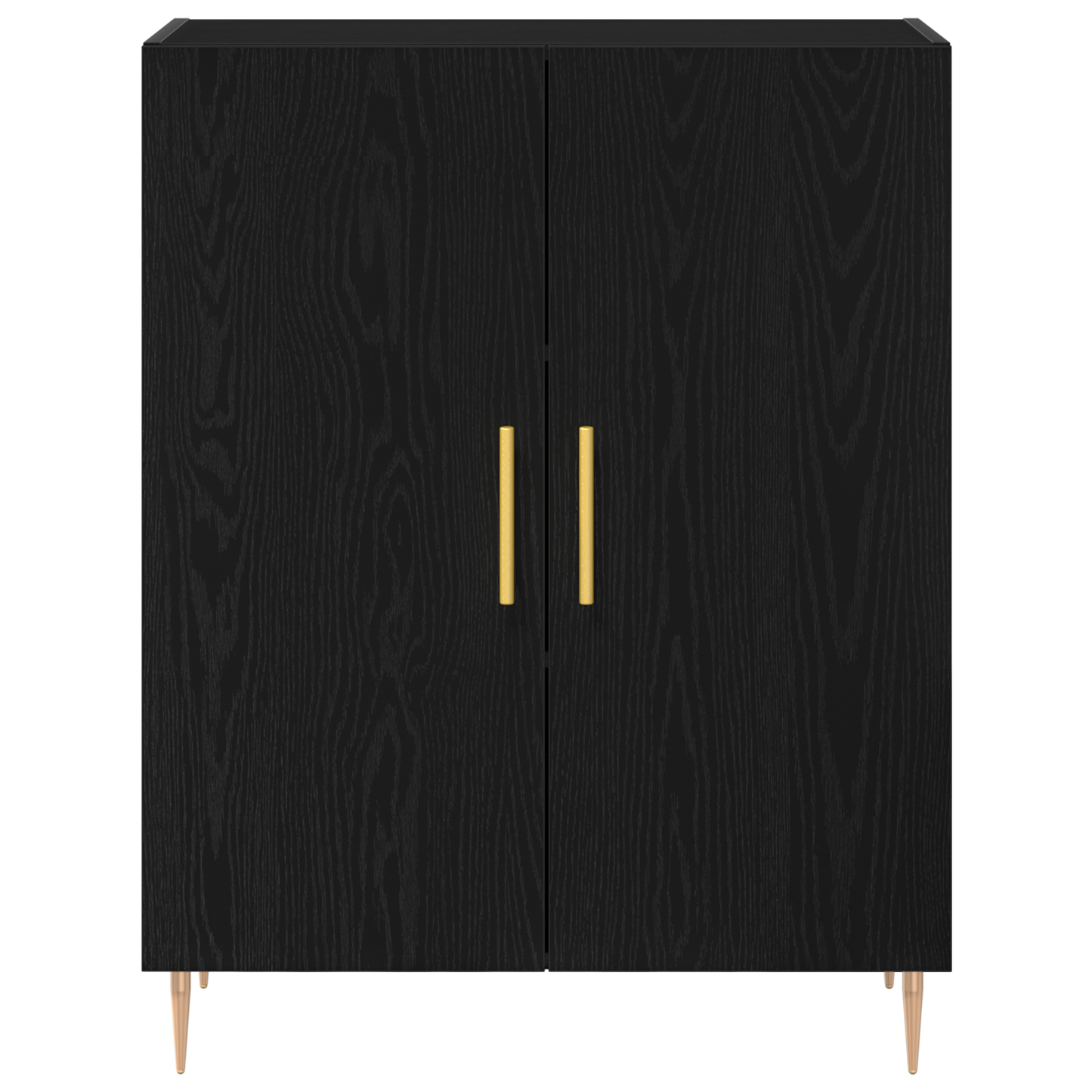 Skap Svart Eik 69.5x34x180 cm