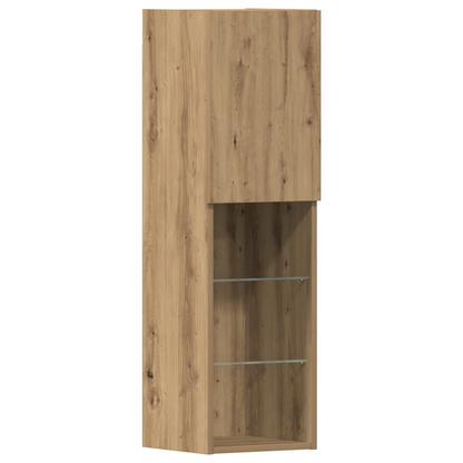 TV-Møbel Artisan Eik TV-skap med LED 40.5x30x102 cm