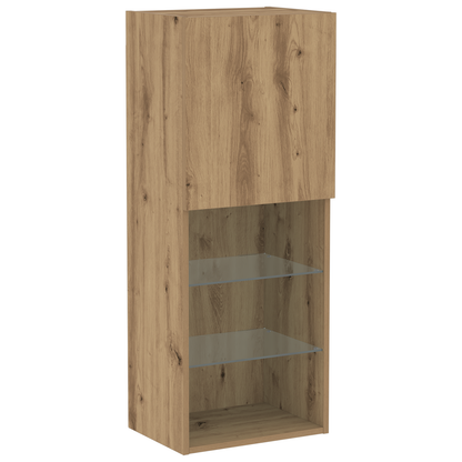 TV-Møbel Artisan Eik TV-skap med LED 40.5x30x102 cm