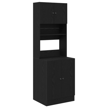 Kjøkkeninnredning Kjøkkenskap Svart Eik 60x50x180 cm