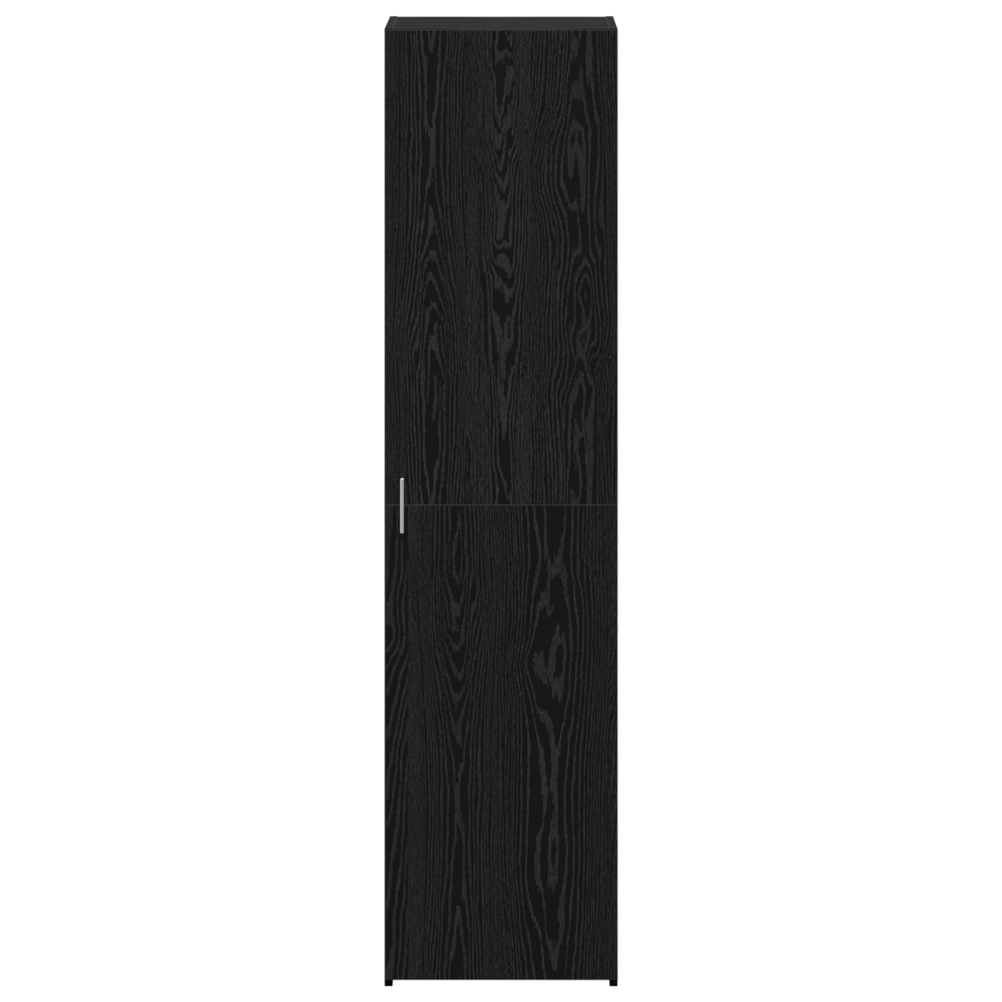 Høyskap Svart Eik 45x42.5x185 cm Konstruert Tre