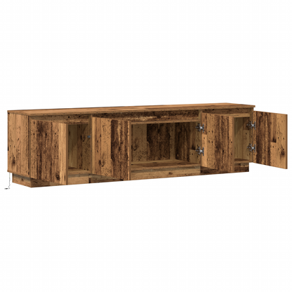 TV-Møbel Gammelt Tre TV-skap med LED Gamle Tre 180x38x49 cm