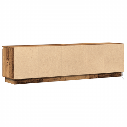 TV-Møbel Gammelt Tre TV-skap med LED Gamle Tre 180x38x49 cm