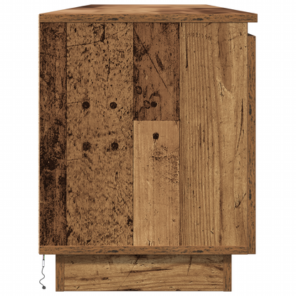 TV-Møbel Gammelt Tre TV-skap med LED Gamle Tre 180x38x49 cm