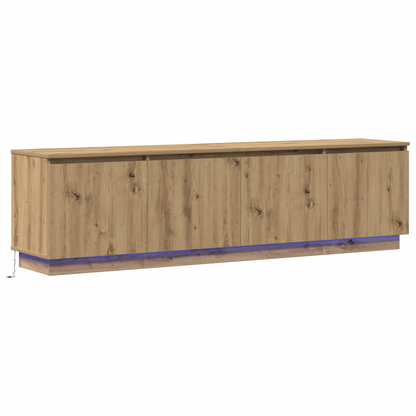 TV-Møbel Artisan Eik skap med LED 180x38x49 cm