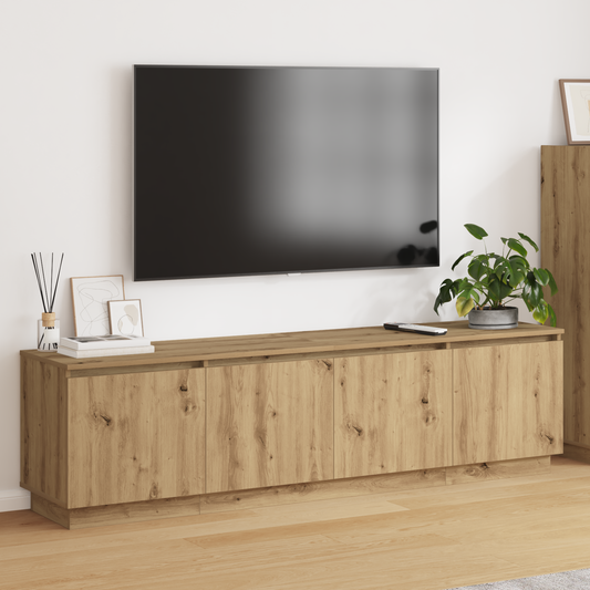 TV-Møbel Artisan Eik skap med LED 180x38x49 cm