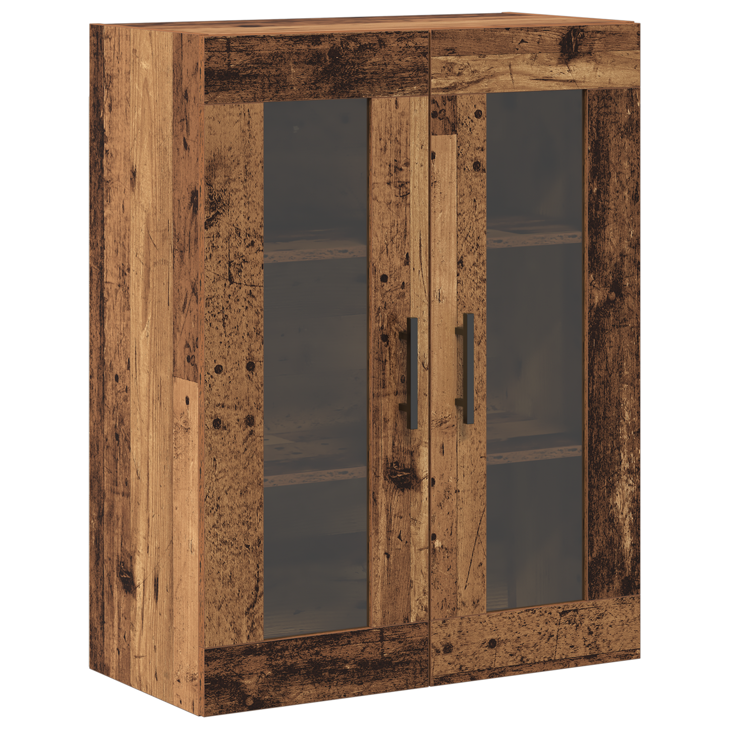 Veggskap Gammelt Tre 2 stk 69.5x34x90 cm,