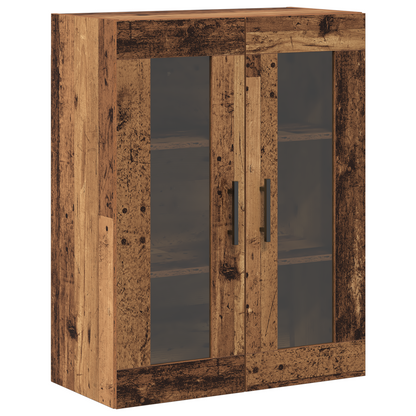 Veggskap Gammelt Tre 2 stk 69.5x34x90 cm,