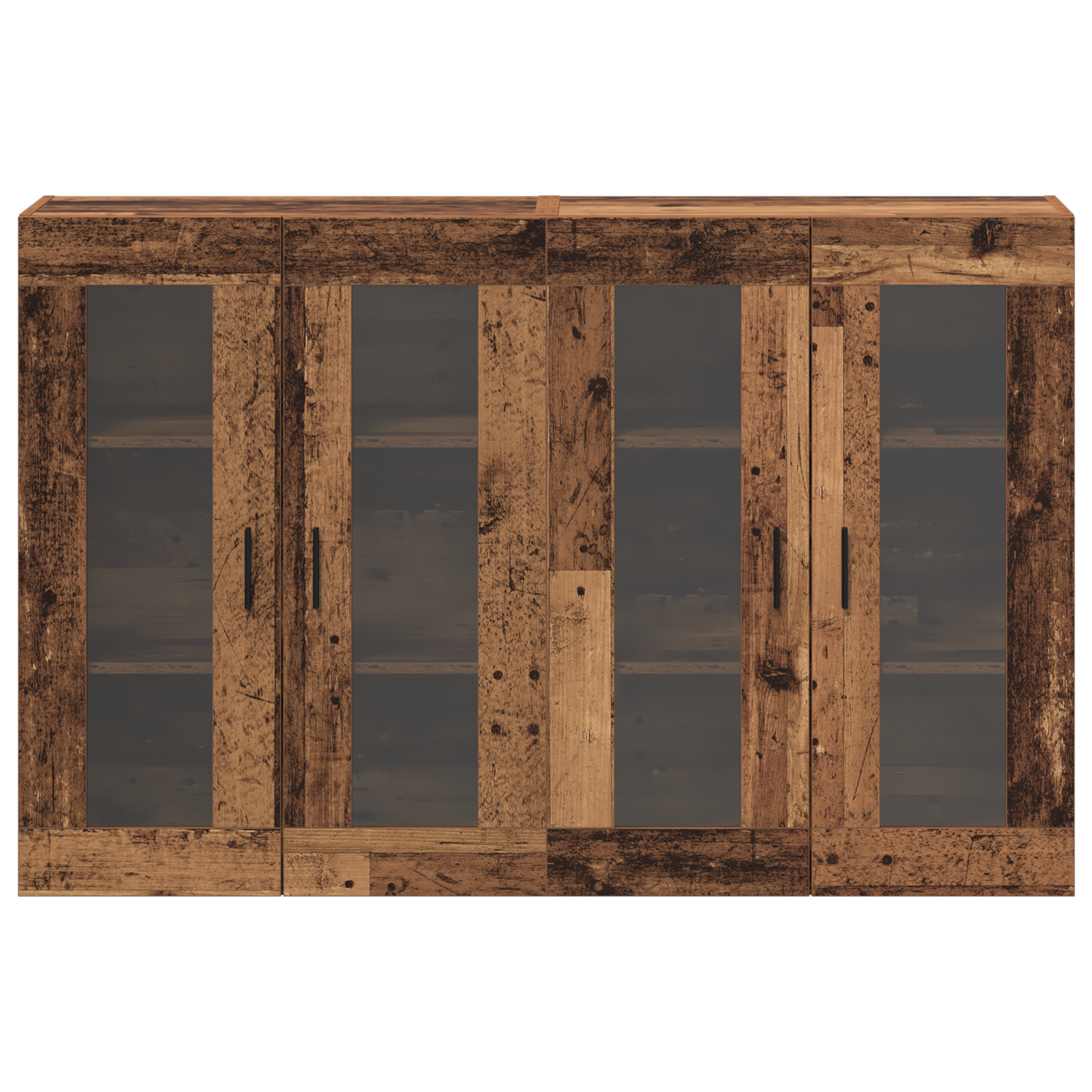 Veggskap Gammelt Tre 2 stk 69.5x34x90 cm