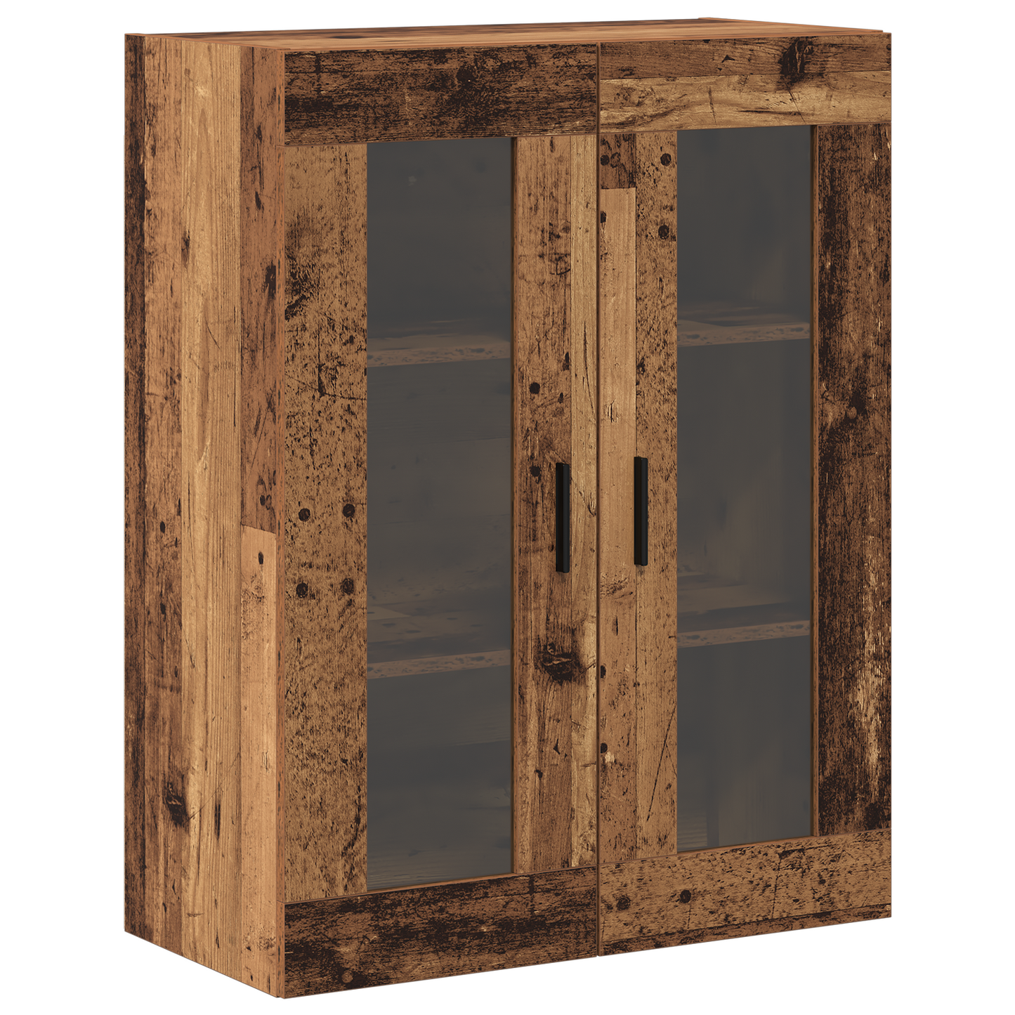 Veggskap Gammelt Tre 2 stk 69.5x34x90 cm
