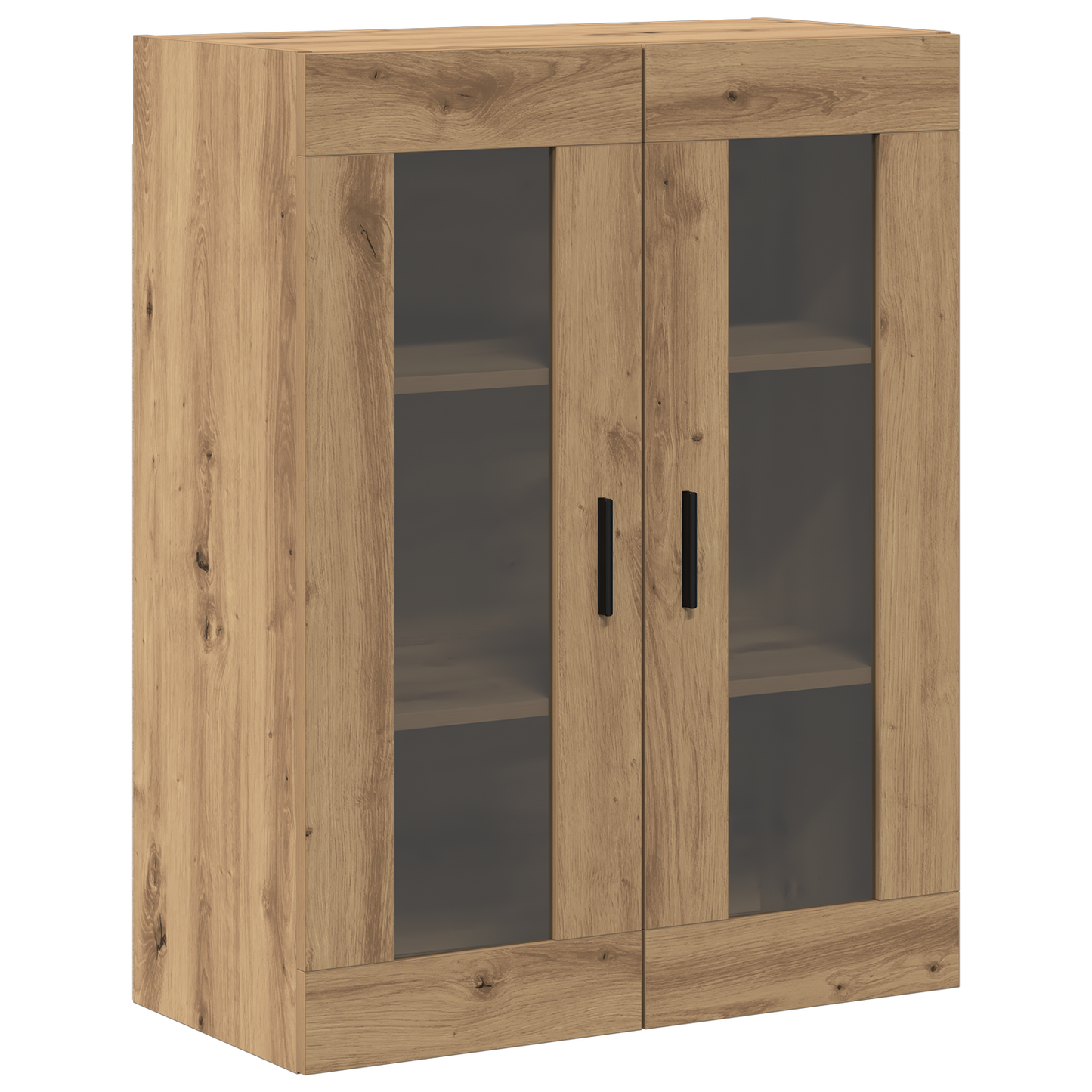 Veggskap Brun Eik 2 stk 69.5x34x90 cm