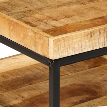 Sidebord Tre 55x55x45 cm Solid Tre Grovt Mangotre