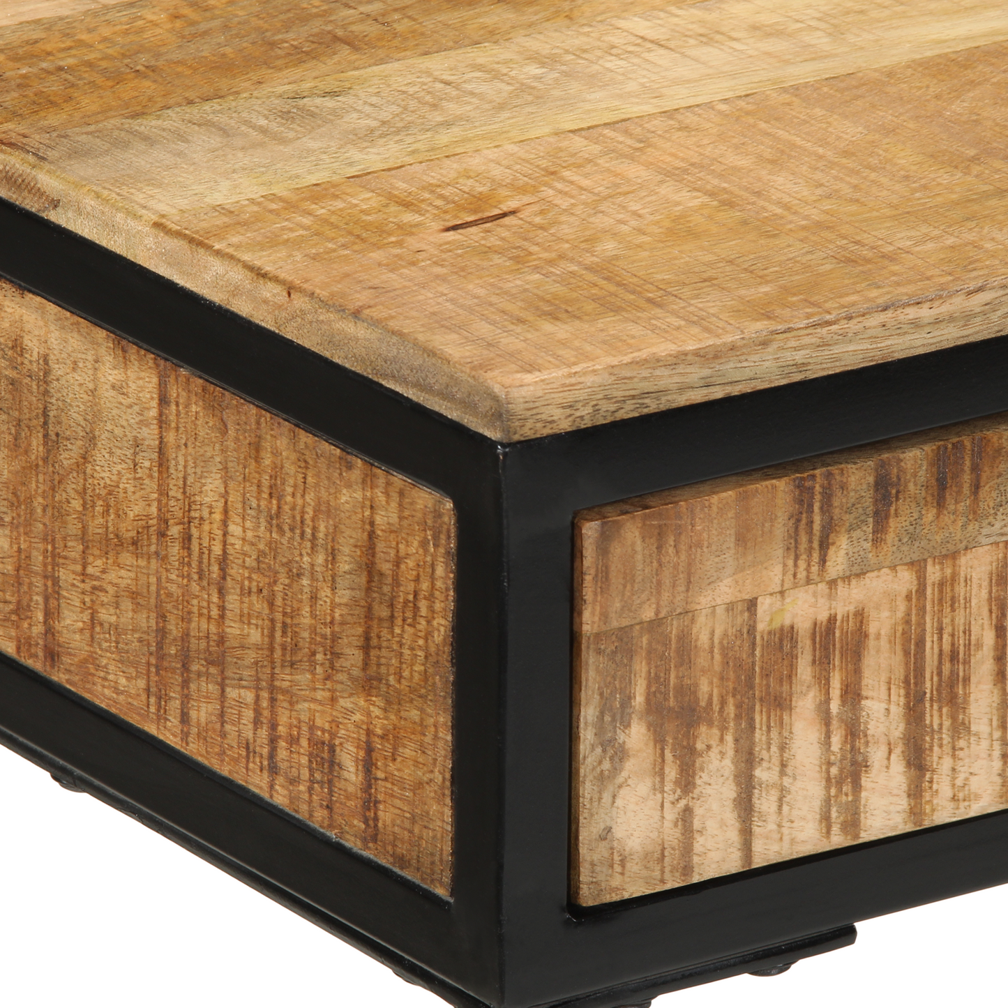 Sminkebord Tre 100x40x75/120 cm Solid Tre Grov Mango