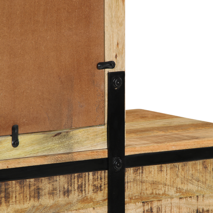 Sminkebord Tre 100x40x75/120 cm Solid Tre Grov Mango