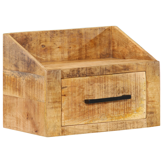 Nattbord Sengbord Tre 40x30x30 cm Solid Tre Grovt mangotre