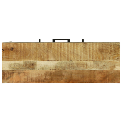Skjenk Tre 100x35x70 cm Solid Wood Rough Mango