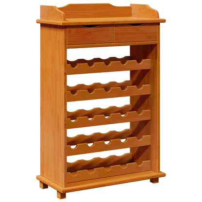 Vinstativ Vinreol 90x60x30 cm Solid furu