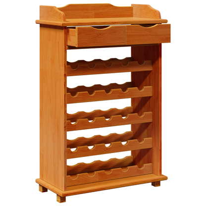 Vinstativ Vinreol 90x60x30 cm Solid furu
