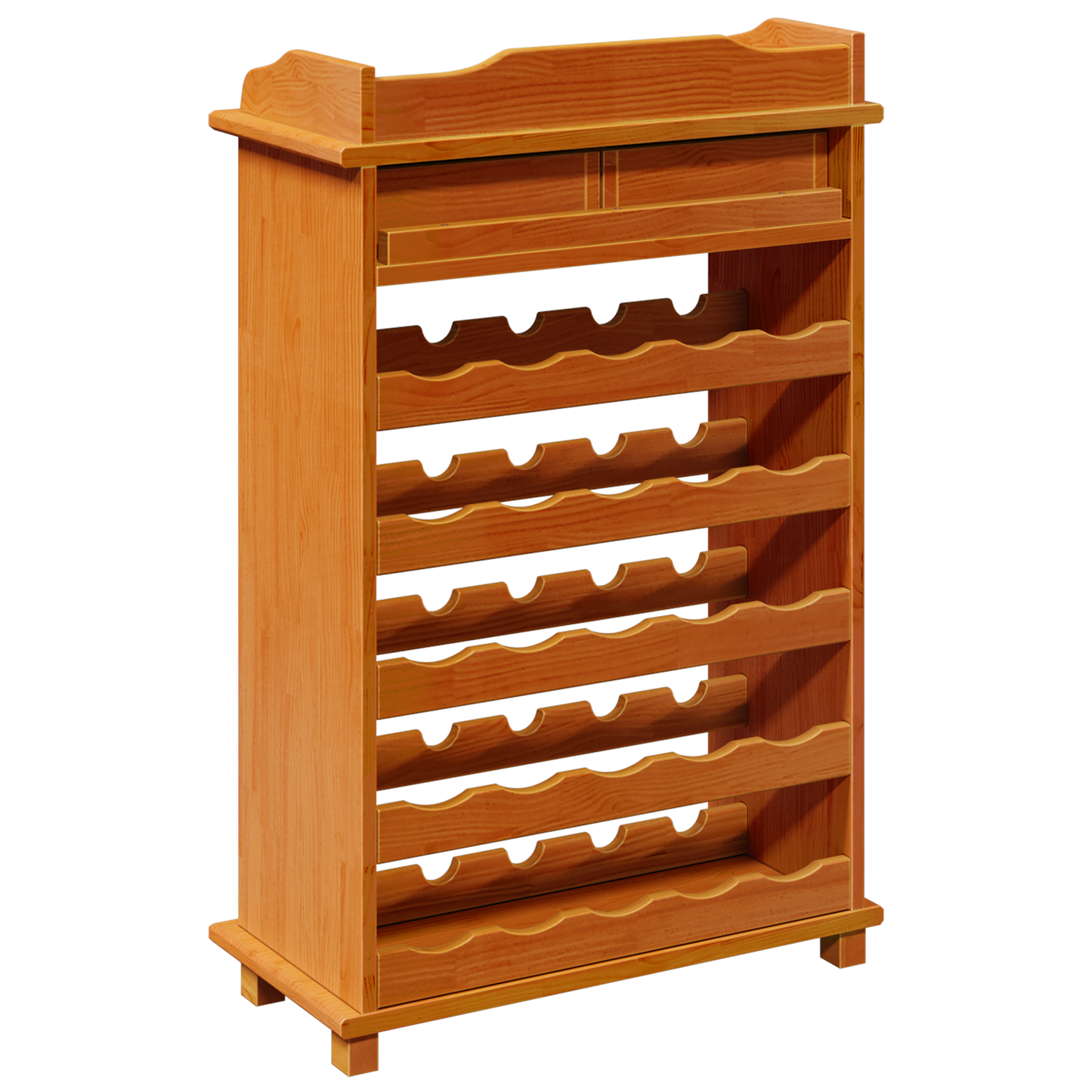 Vinstativ Vinreol 90x60x30 cm Solid furu