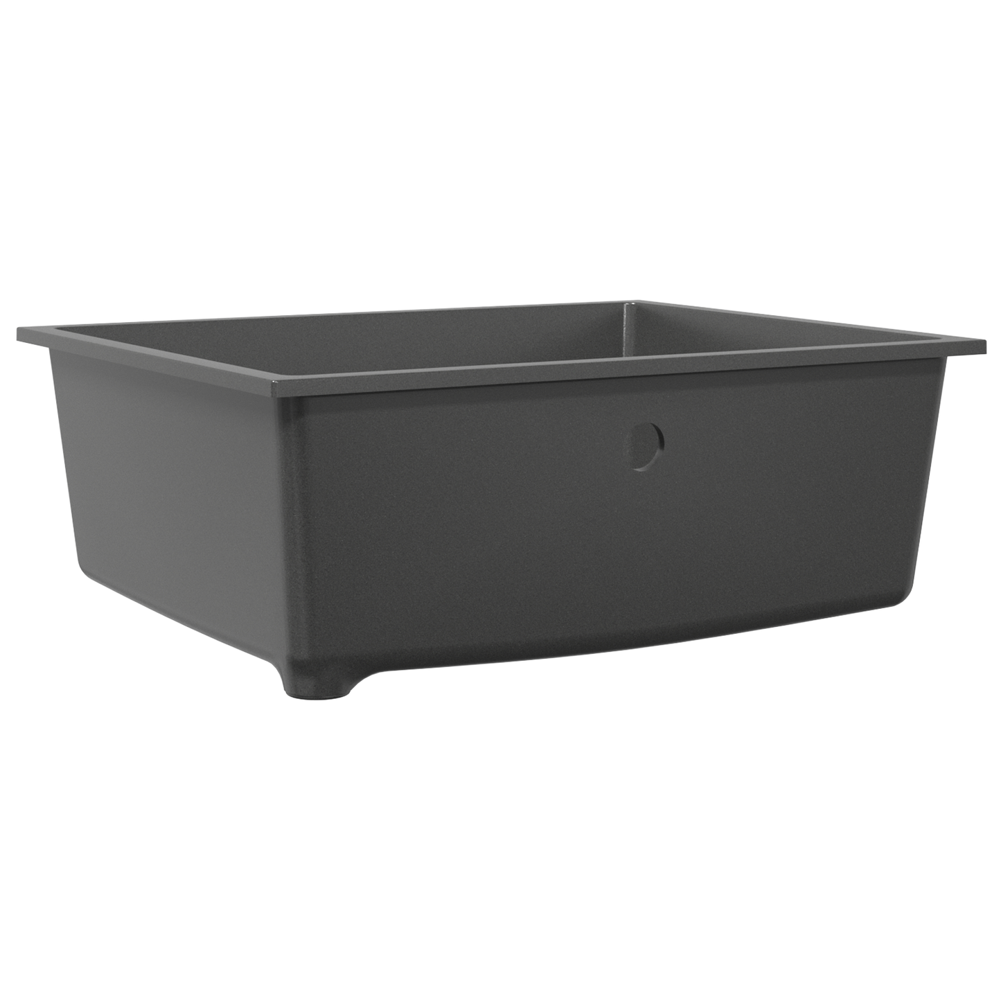 kjøkkenvask med overløpshull i Grå granitt