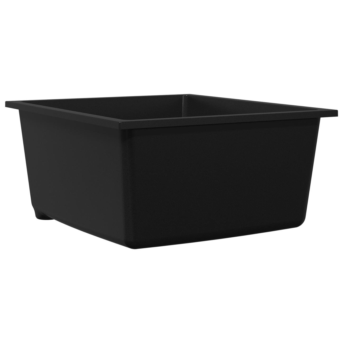 kjøkkenvask med overløpshull i Svart granitt