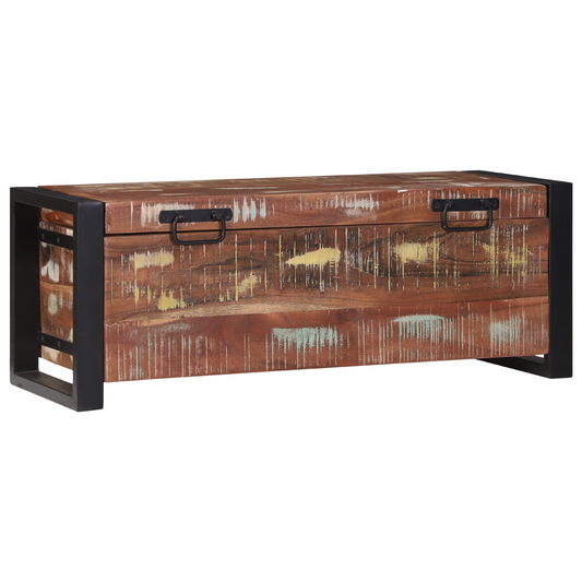 Oppbevaringskiste 80x30x30cm Massivt Gjenvunnet Tre