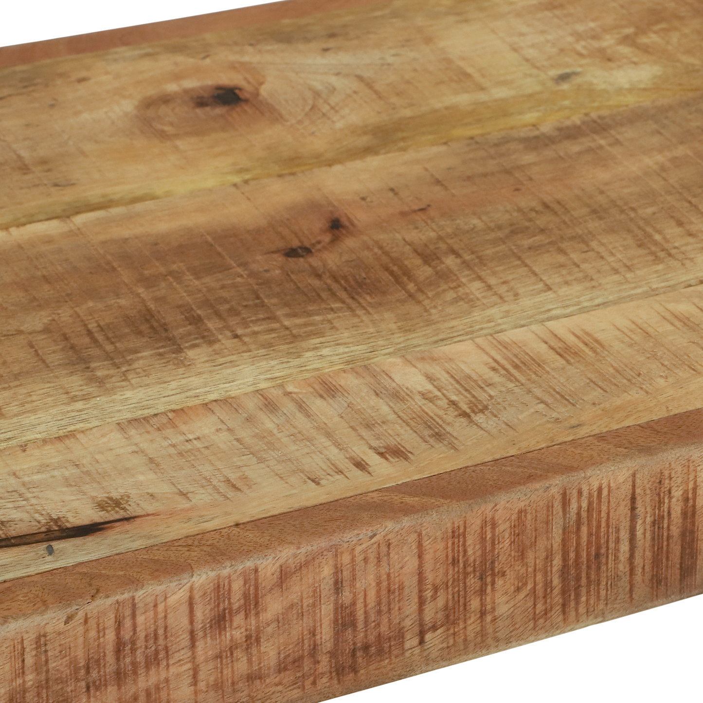 Benk 100x35x45 cm Solid Rå Mango