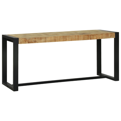 Benk 100x35x45 cm Solid Rå Mango