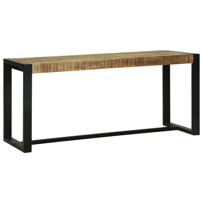 Benk 100x35x45 cm Solid Rå Mango