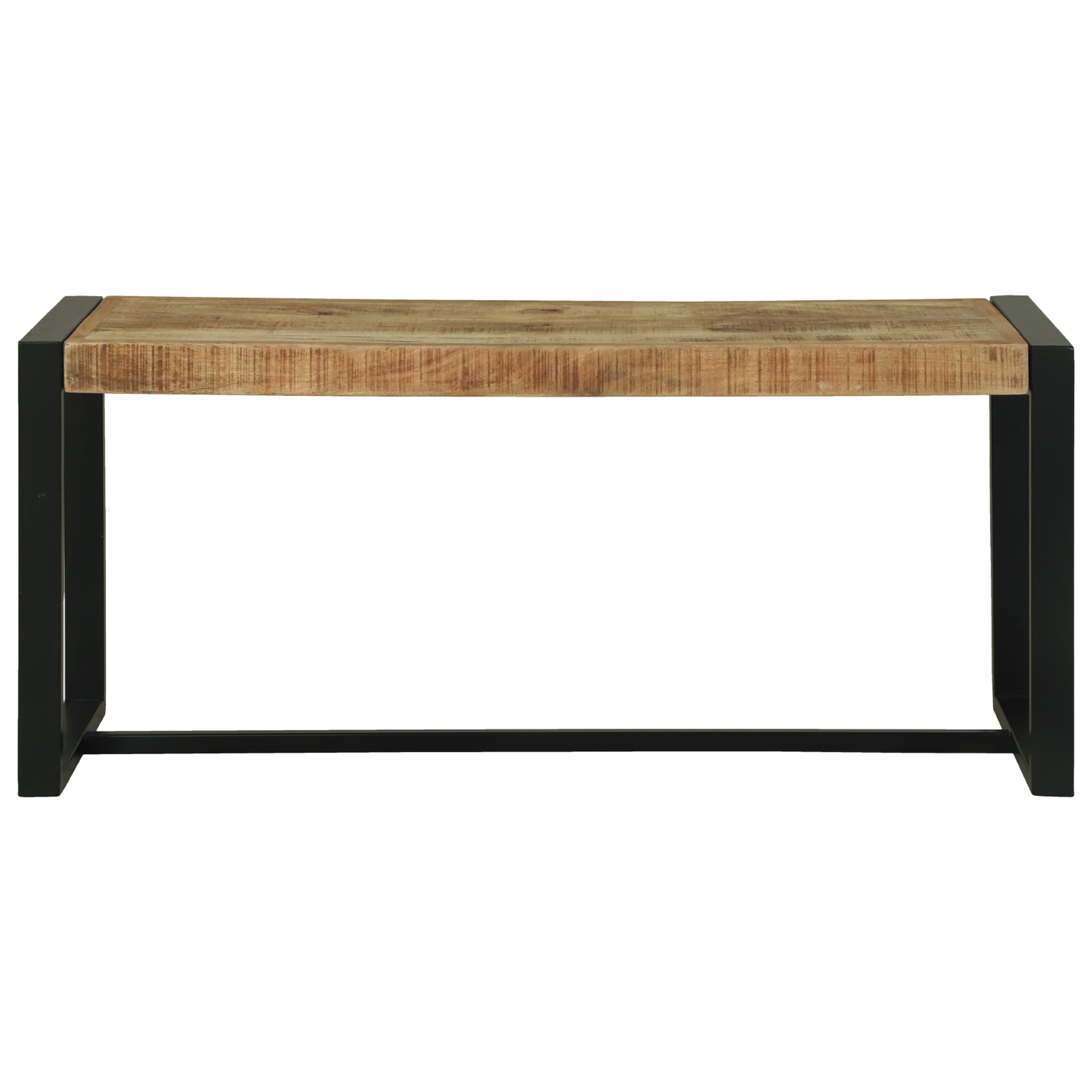 Benk 100x35x45 cm Solid Rå Mango