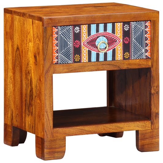 Sidebord Tre 40x35x45 cm Solid Wood Acacia
