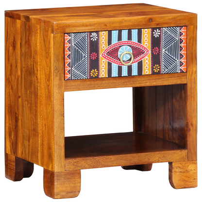 Sidebord Tre 40x35x45 cm Solid Wood Acacia
