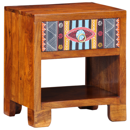 Sidebord Tre 40x35x45 cm Solid Wood Acacia