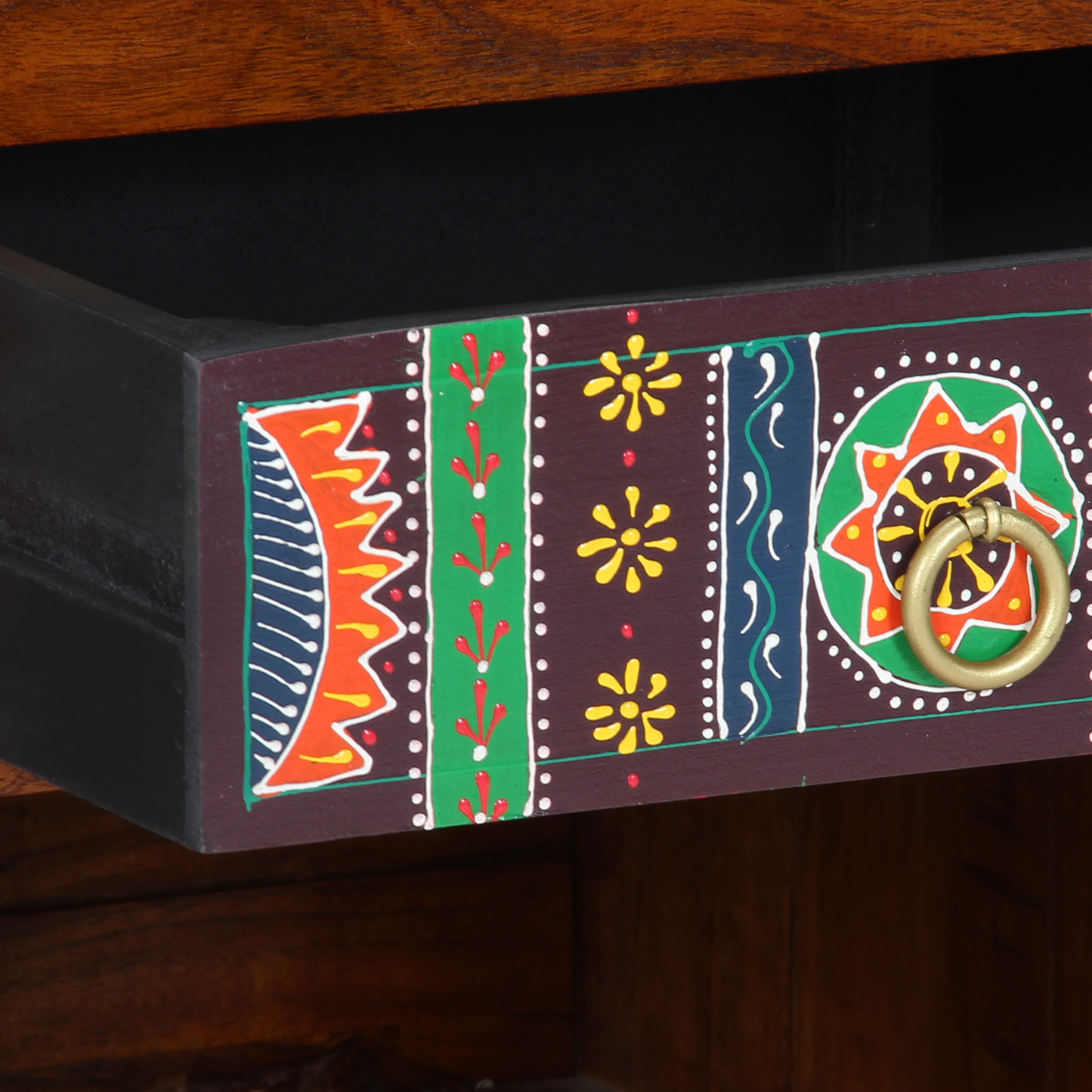 Sidebord Brun Honningbrun 40x35x75 cm Massivtre Akasie