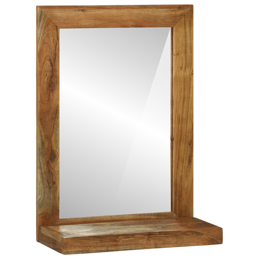 Baderomsspeil 50x22x70 cm Solid Akasietre
