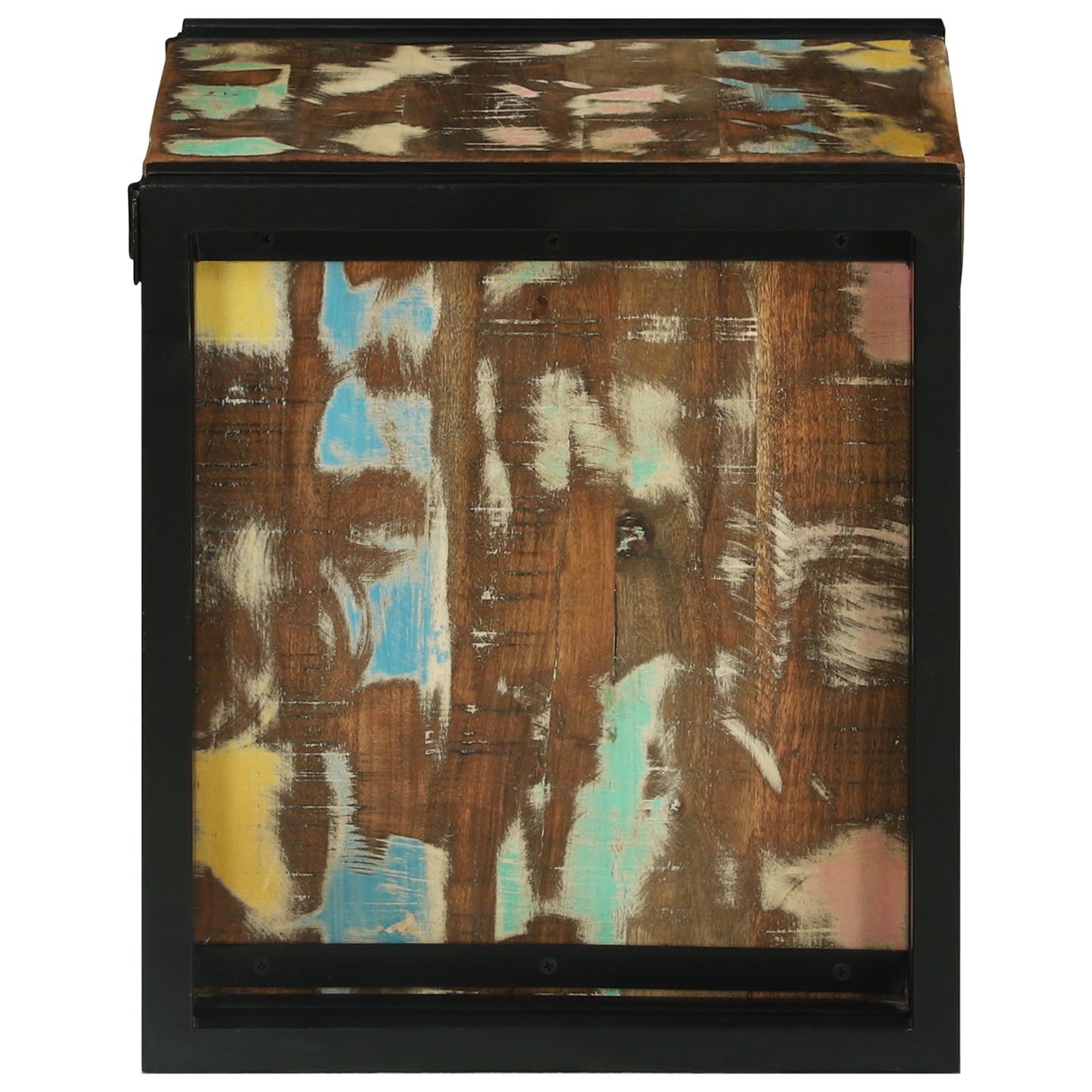 Vinstativ 34.5x35x39 cm Solid Gjenvunnet Tre