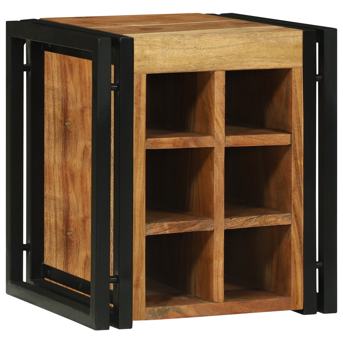 Vinstativ Vinreol 34.5x35x39 cm Massivt Akasietre