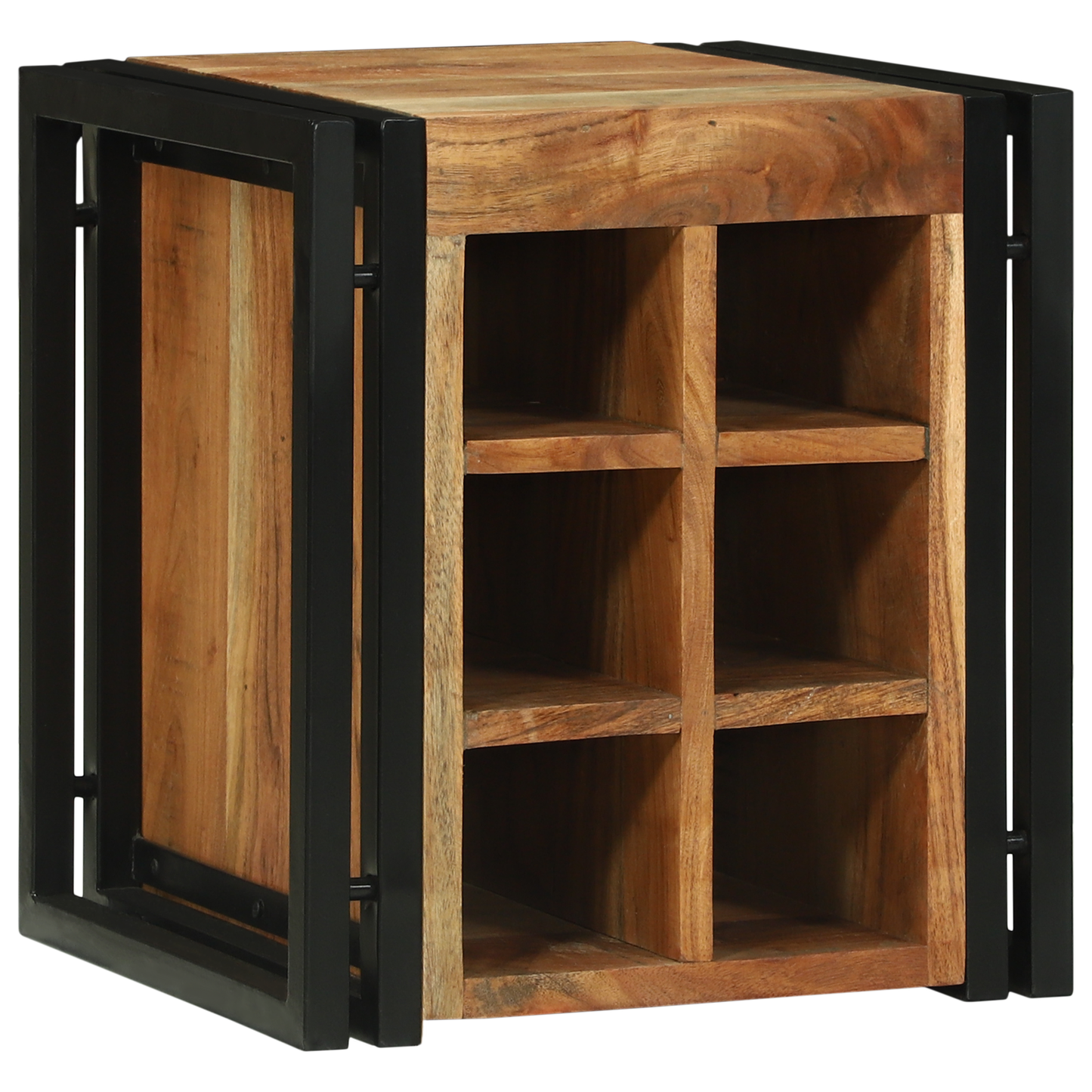 Vinstativ Vinreol 34.5x35x39 cm Massivt Akasietre