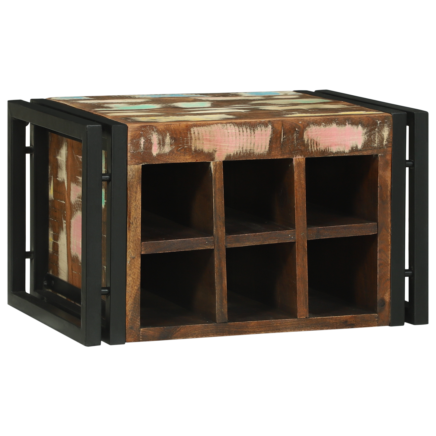 Vinstativ 46x35x27.5 cm Solid Gjenvunnet