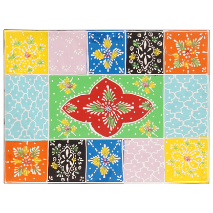 Nattbord Sengbord Tre Flerfarget 40 x 30 x 40 cm Massivt Tre med maling