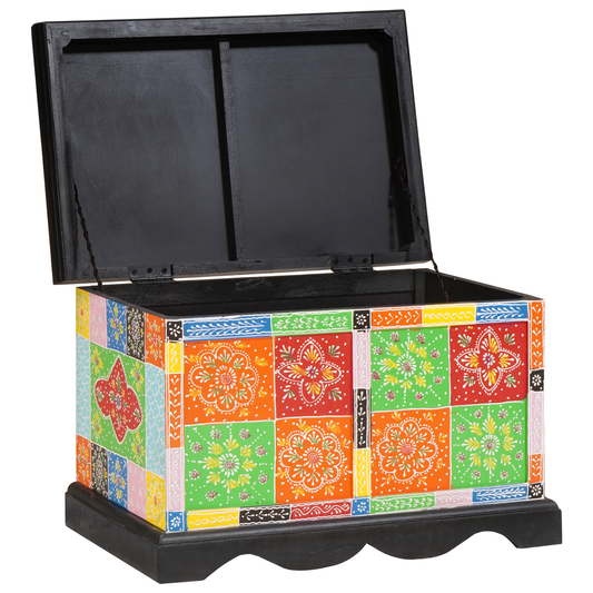 Oppbevaringsbenk 60x40x40 cm Solid Tre Mango