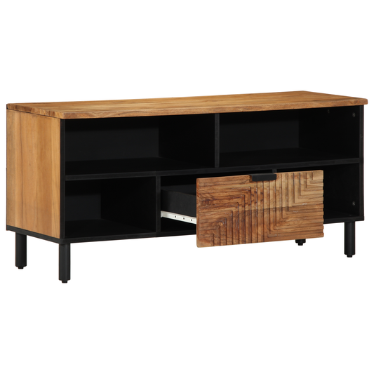 TV-Møbel Tre TV-benk 100x33,5x46 cm Massivt Akasietre