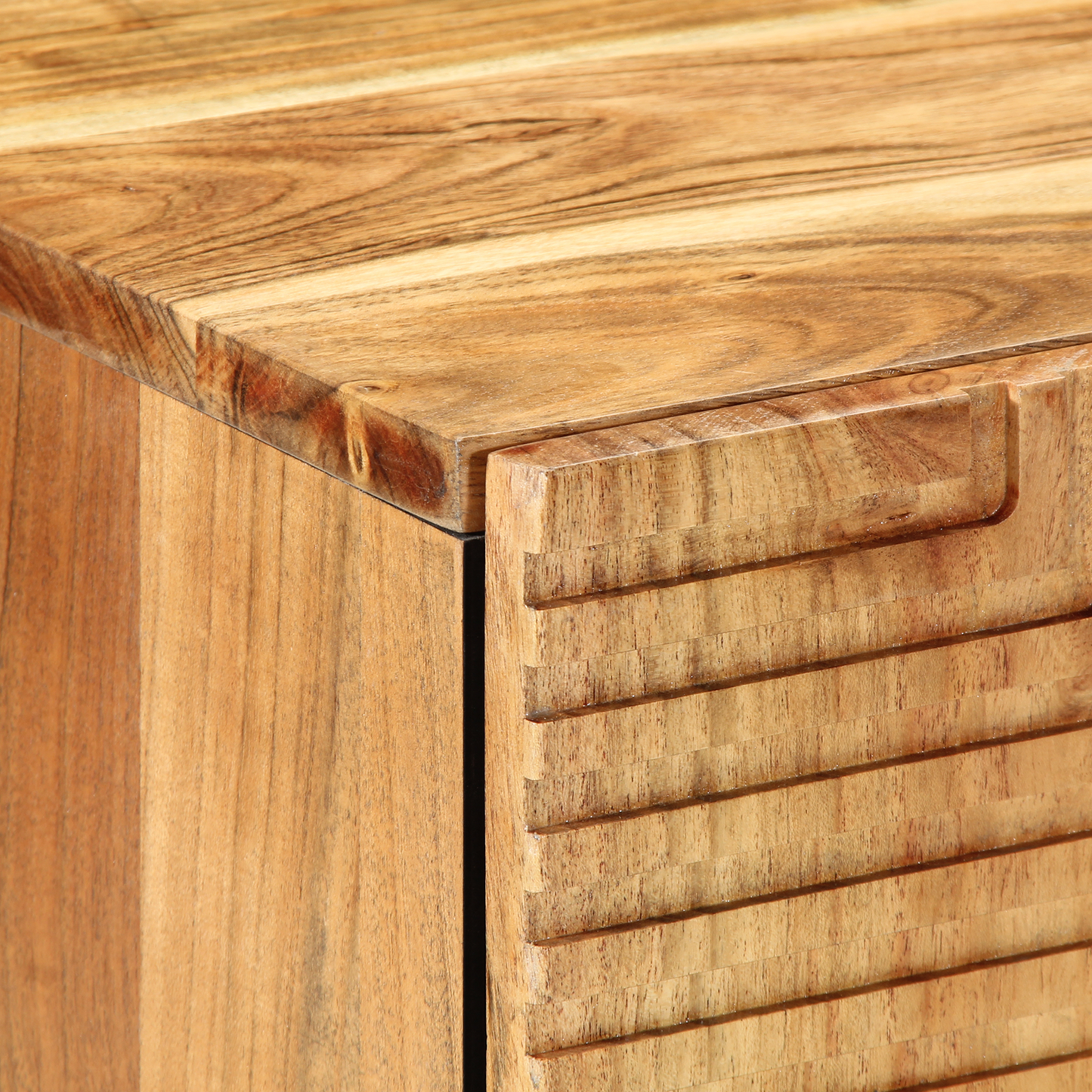 Baderomsskap 62x33x58 cm Solid Akasietre