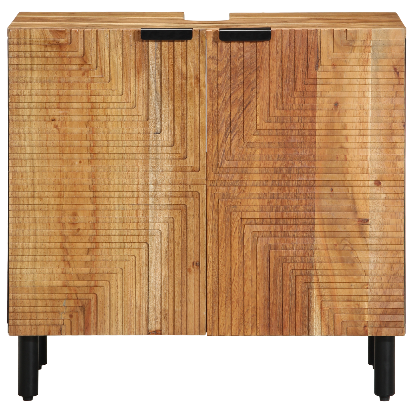 Baderomsskap 62x33x58 cm Solid Akasietre