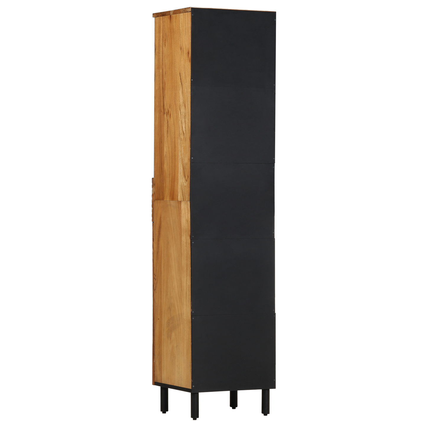 Baderomsskap 38x33x160 cm Solid Akasietre